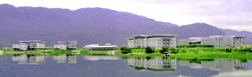 Lakeside view of Kampar Campus